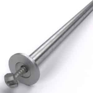 Non Drill post and clutch