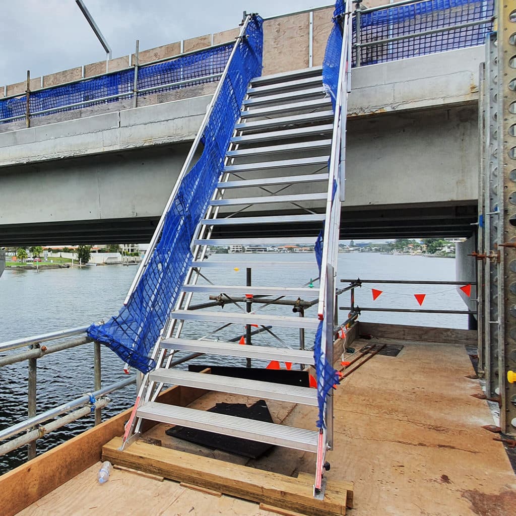 bridge work access two weeks of downtime saved with adjustastairs