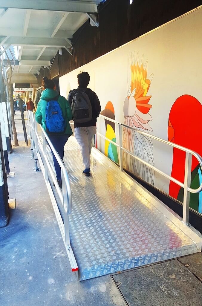Concrete Line Ramp and Landing | SafeSmart Access