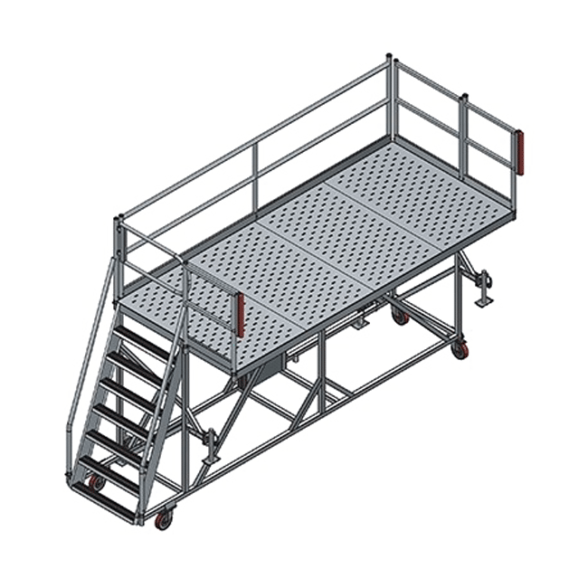 Cantilevered Tunnel Access Platforms