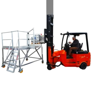 g custom portable rear unloading platform
