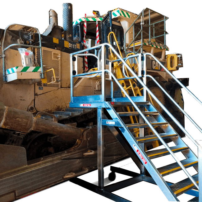 End Cantilever Engine Bay Access Platform