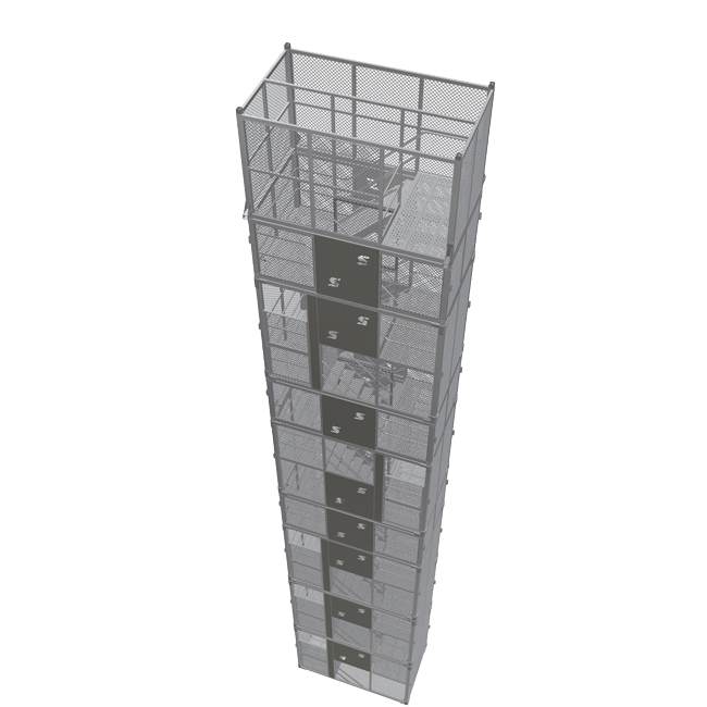 SmartStairs - The Ultimate Enclosed Modular Stair