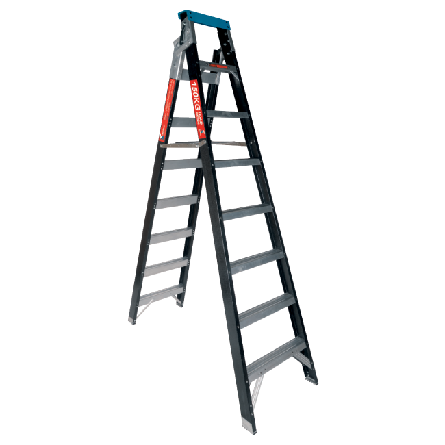 Trade Series Dual Purpose Ladder - Fibreglass