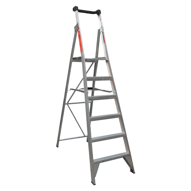 Trade Series Platform Ladder - Aluminium