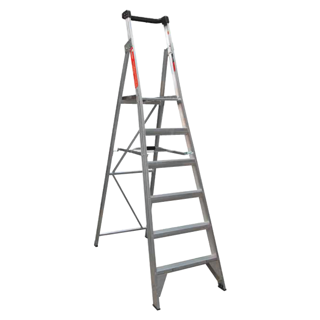 Trade Series Platform Ladder - Aluminium