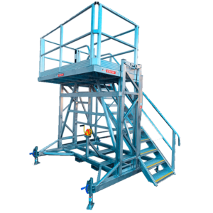 Height Adjustable Highwall Mining Access Platform