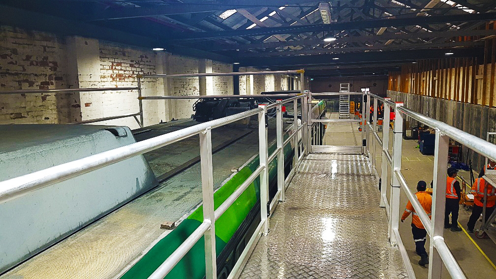 melbourne tram refurbishment maintenance platform