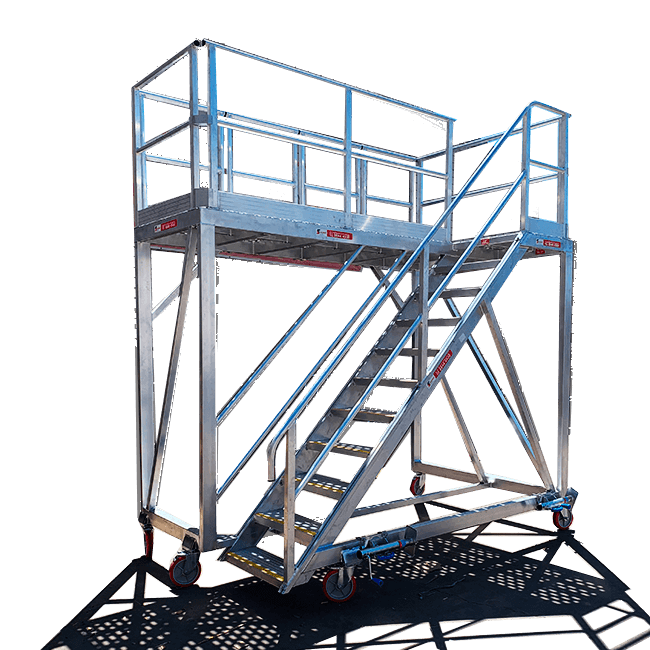 Underground Loader Tilt Cylinder Access Platform