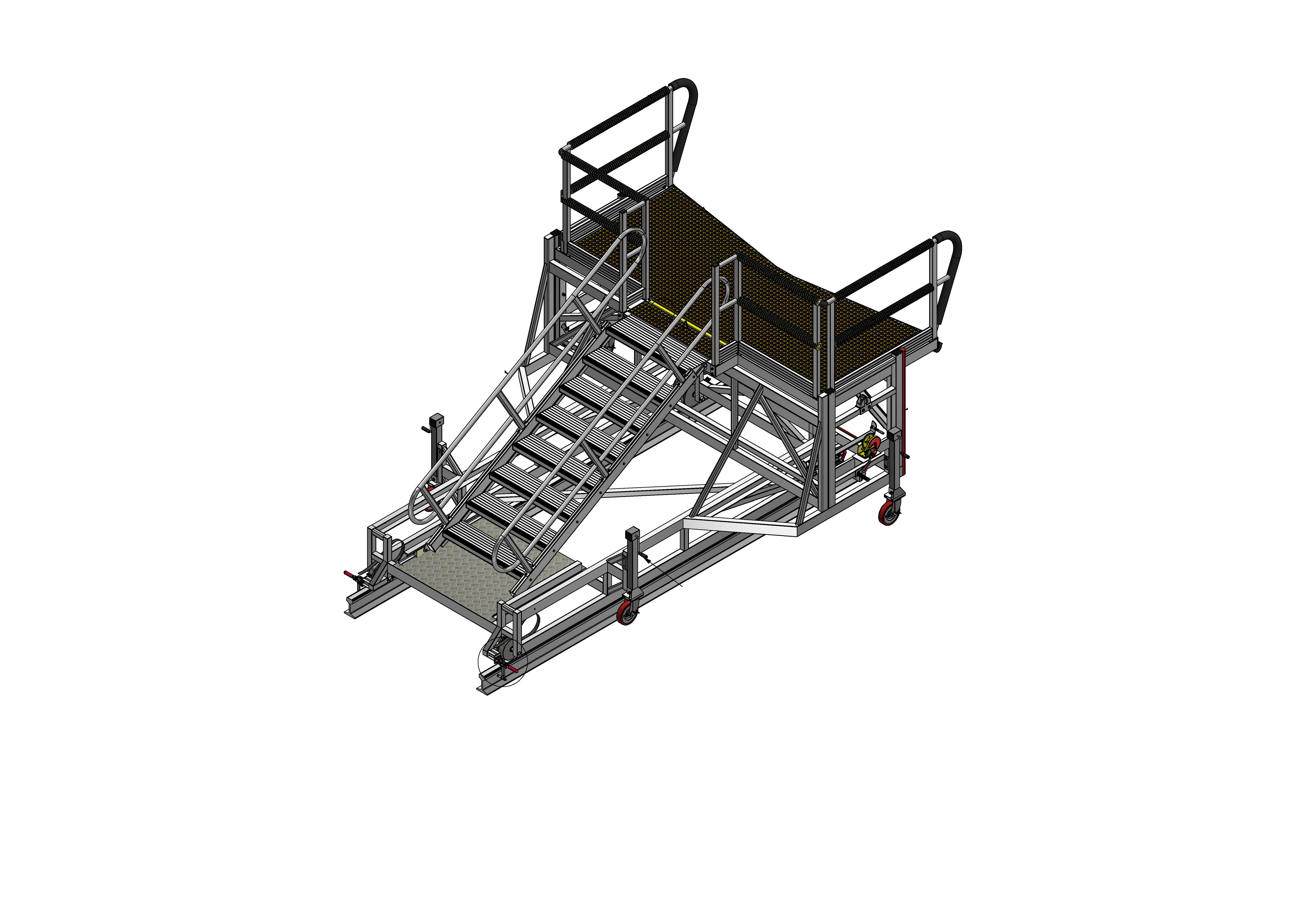 Height Adjustable Front of Train Access Platform