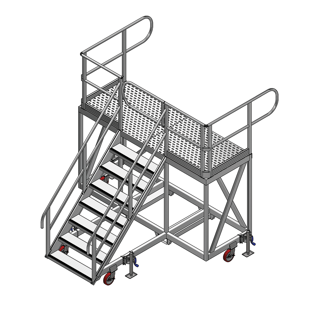 Custom Lower Radiator Access Platform