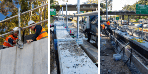 Portable Stairs for Batter Access on the Warringah Freeway Upgrade2 Portable Stairs for Batter Access on the Warringah Freeway Upgrade2