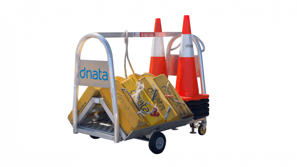 Chock Cone Trolley no background Chock Cone Trolley no background